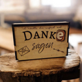 Box für Toffifee, Danke sagen, Holzbox mit liebevollen Sprüchen